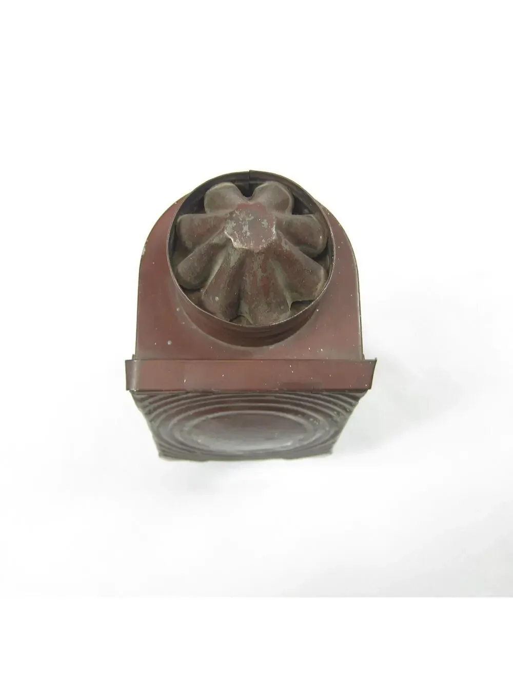 Antique Photography Darkroom Lantern Kerosene Oil Ruby Red Glass Burner Wick